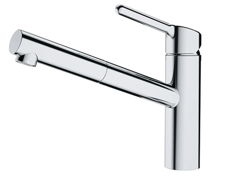 Tap for Kitchen Sinks with a Pull-Out spout from Franke Orbit Pull-Out - Chrome - 115.0623.055