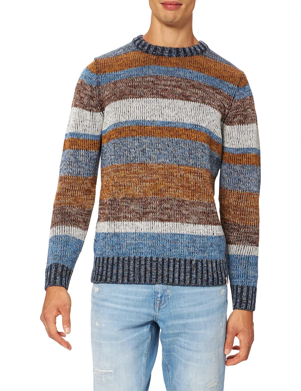 Revolution Men's 6539 Sweater, Blue, XL - Image 1