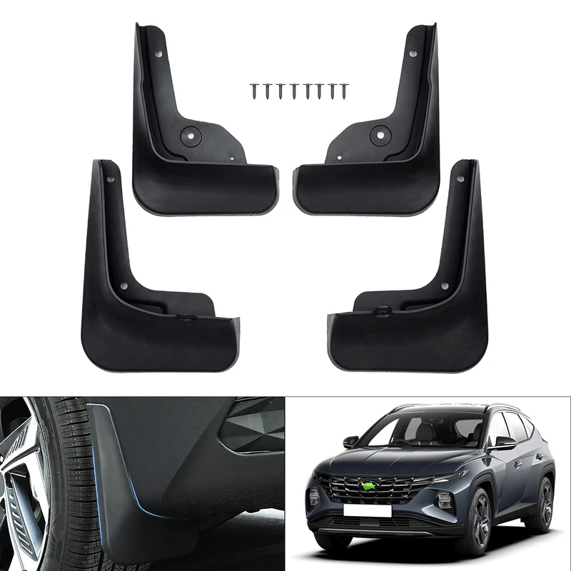Autorder Mud Flaps for 2022 2023 2024 Tucson NX4 Accessories Splash Guards Fender Flares Mudflap Front and Rear Mud Guard Set of 4 - Image 1