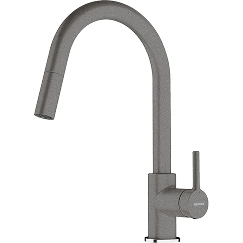 Tap for Kitchen Sink with Pull-Out spout from Franke Lina - Pull-Out - Stone Grey - 115.0626.057