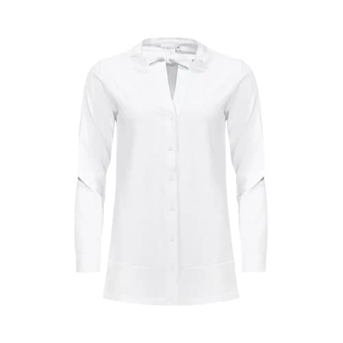 Eco by Naty Women's Maternity Blouse White M Casual Dress, M