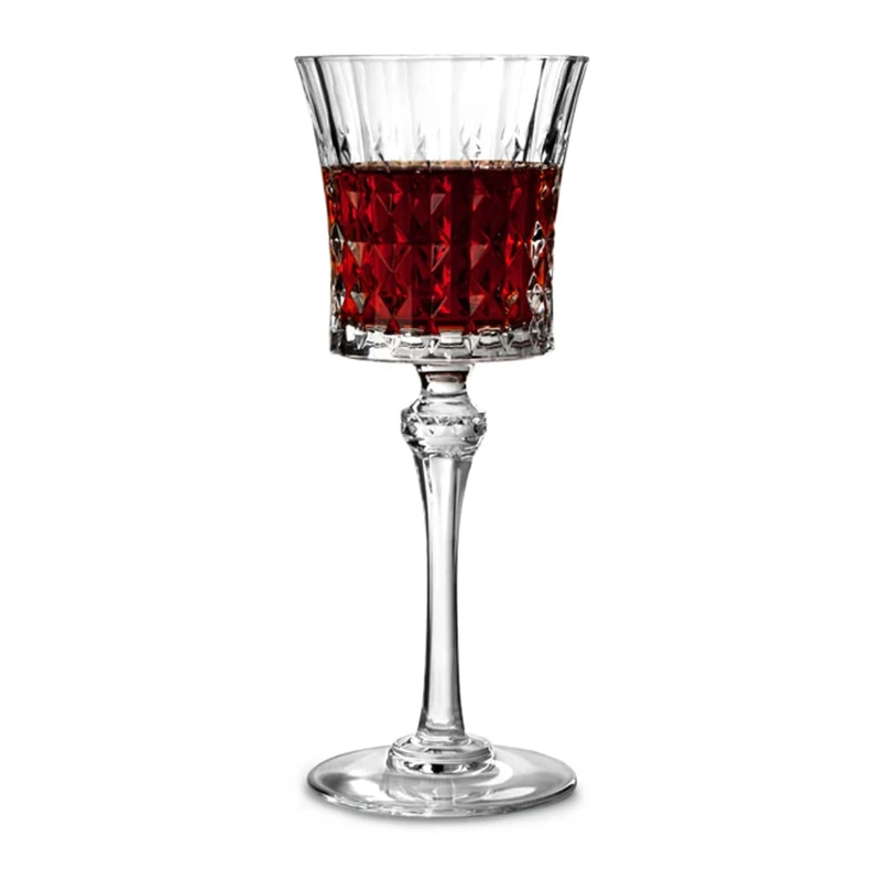 Cristal D'Arques DS29139 Lady Diamond Wine Glass, 190 ml, Pack of 12
