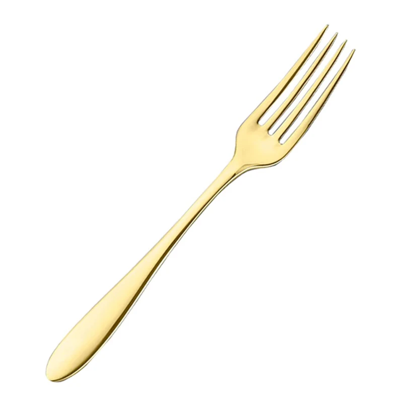 Viejo Valle V8820602G2 Volga Gold Table Forks, Pack of 12