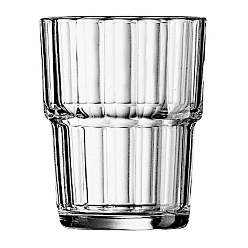 Arcoroc 60026 Tempered Glass Norvege Stacking Tumbler, 5.6 oz Capacity, Pack of 72