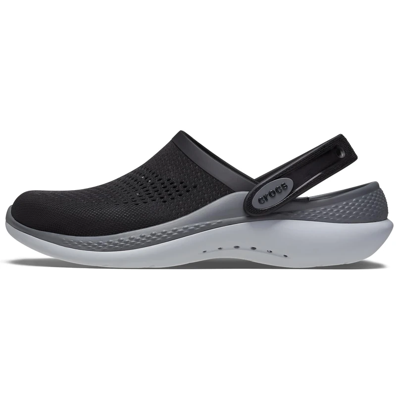 Crocs Unisex Clog, Black Slate Grey, 3/4 UK