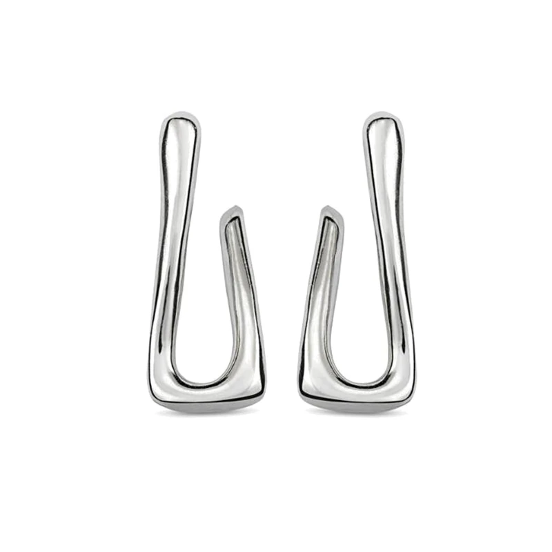 Pendant of Alloy of Metal Plated in Silver of Sterling with Forma of Eslabón- Mín Longitud: 3,4