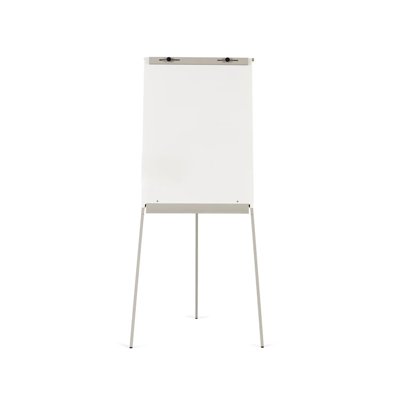 Rocada | White Board with Tripod Easel | Magnetic | Flipchart with Grey Arm | Adjustable Height | 70 x 105 – 180 x 70 cm