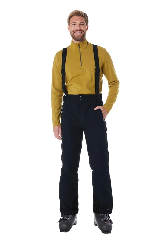 Killtec Enosh 30920-000 Men's Ski Trousers with Removable Straps 4XL Black Blue