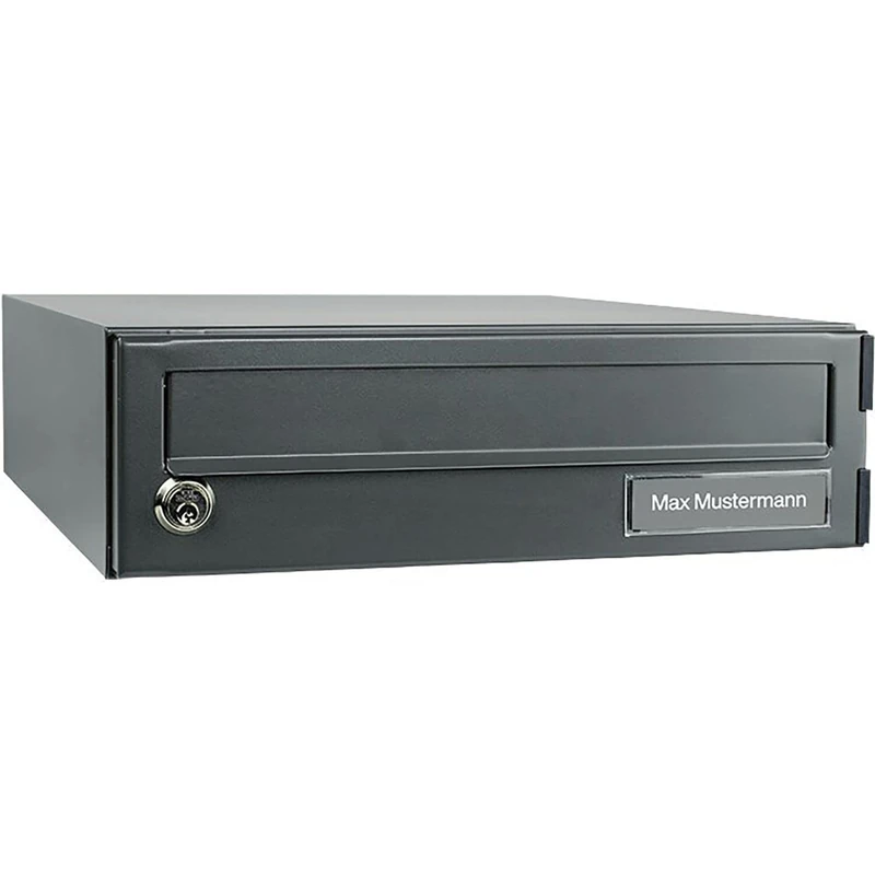 Burg Wächter eBoxx 41970 Parcel Box for Outdoor Use, for All Standard Parcel Services, Weather-Resistant, Galvanised Steel, 20 L Volume, A 625 ANT, Anthracite (Similar to RAL 7016)