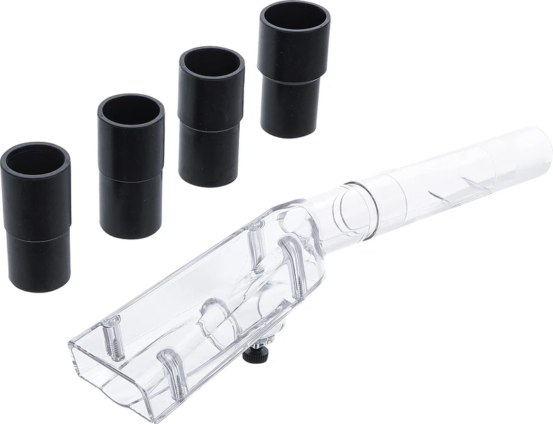 BGS 70151 | Extractor Attachment for Twister Air Cleaning Gun | small version | with 4 adapters | for BGS 70150