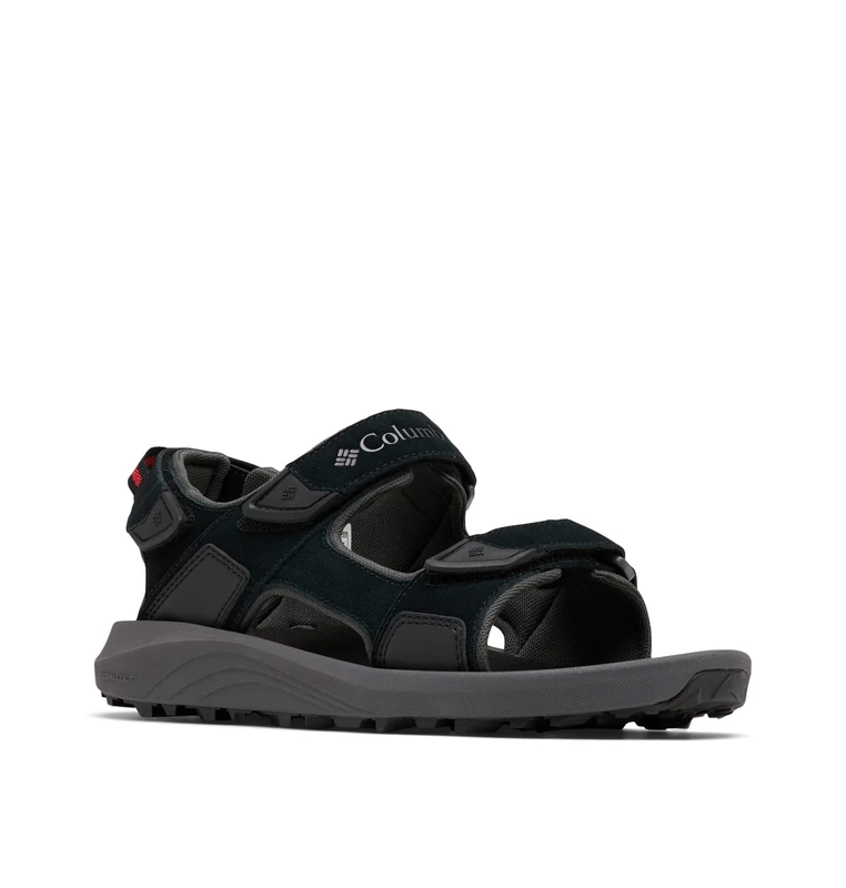 Columbia Men's Trailstorm Hiker 3 Strap sports sandals, Black (Black x Dark Grey), 6 UK