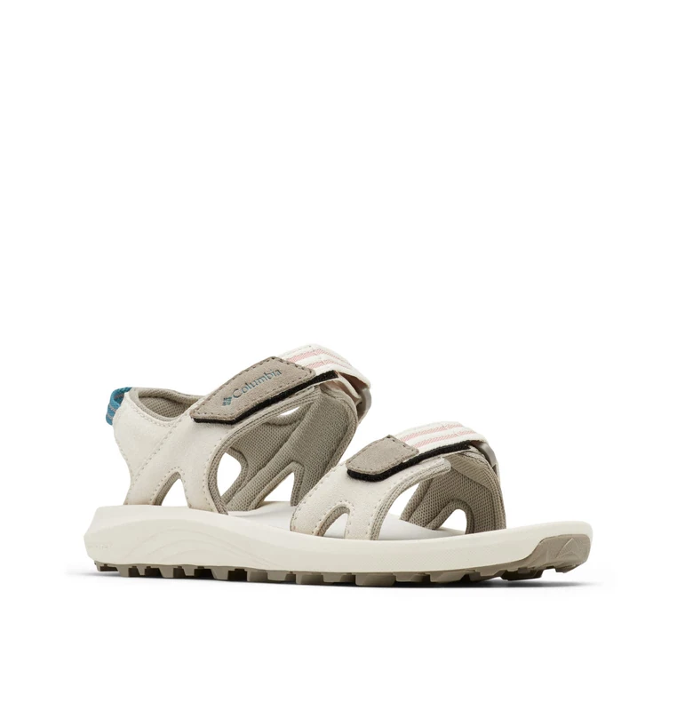 Columbia Women's Trailstorm Hiker 2 Strap sports sandals, White (Light Sand x Cloudburst), 3 UK