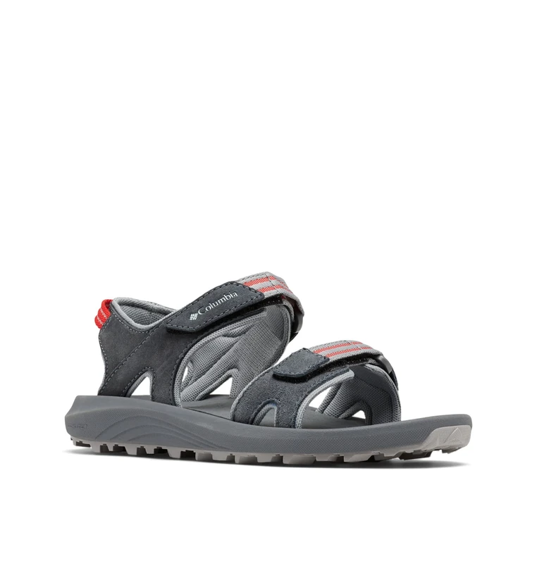Columbia Women's Trailstorm Hiker 2 Strap sports sandals, Grey (Graphite x Red Hibiscus), 6 UK
