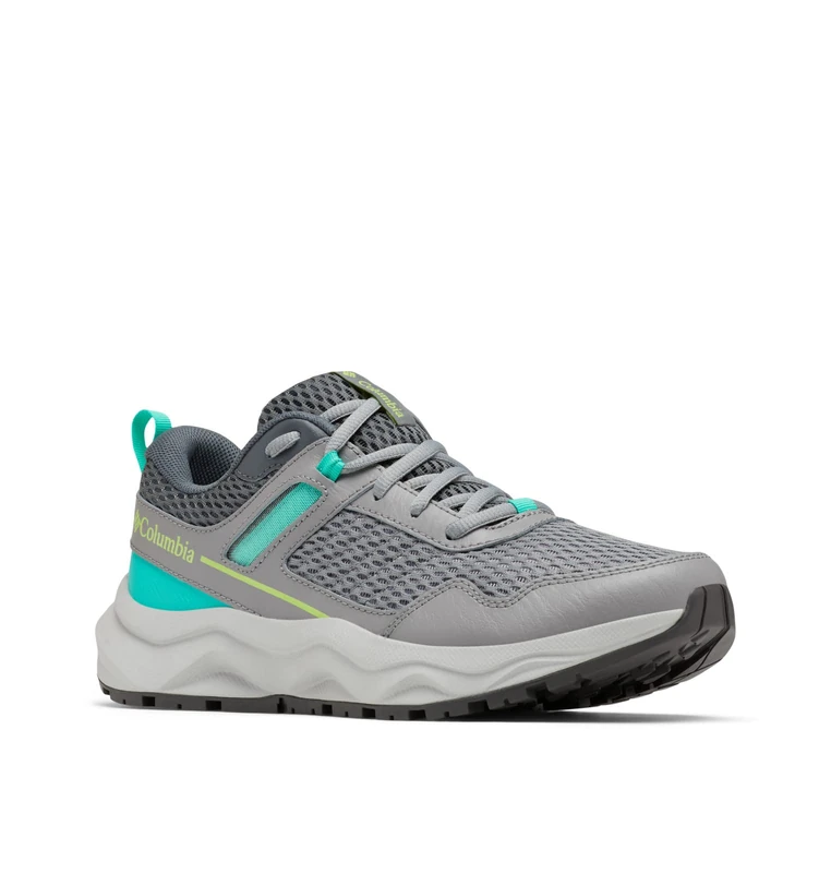 Columbia Plateau Women's Low Rise Trekking and Hiking Shoes, Grey (Monument x Fission), 4.5 UK