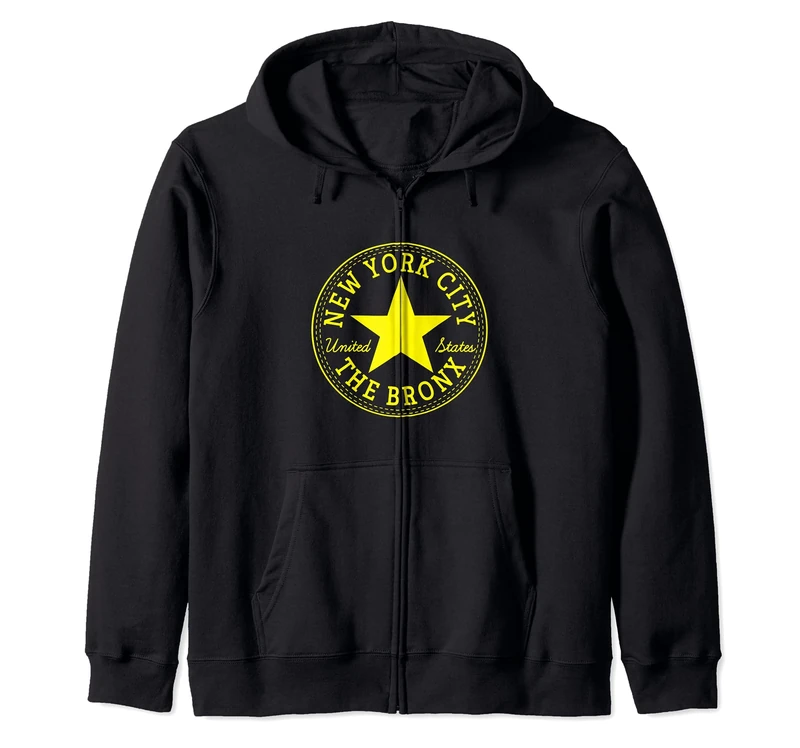 New York City THE BRONX USA United States of America skater Zip Hoodie