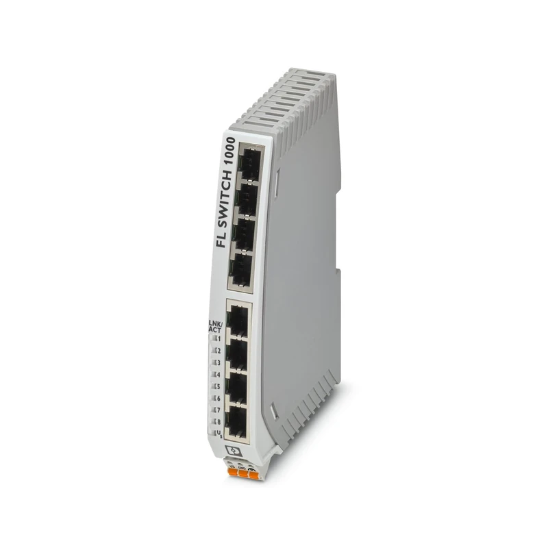 PHOENIX CONTACT FL Switch 1008N Industrial Slim Ethernet Switch, 22.5 mm Wide
