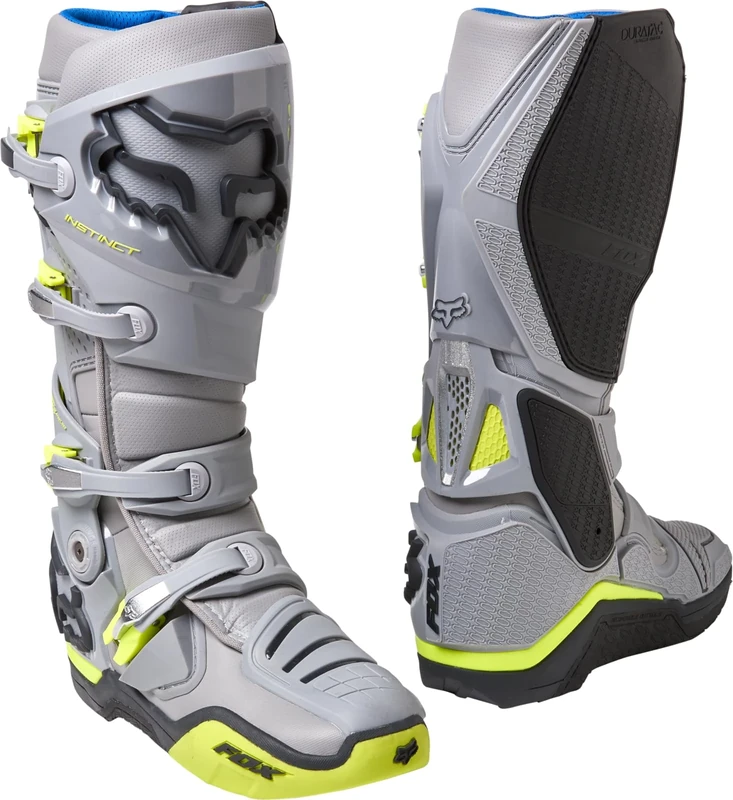 FOX Instinct Boot Grey/Yellow 9