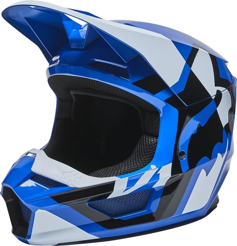 FOX V1 Lux Helmet, Ece Blue M