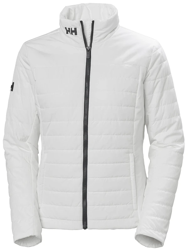 Helly Hansen Women's W Crew Insulator Jacket 2.0, White, 2XL