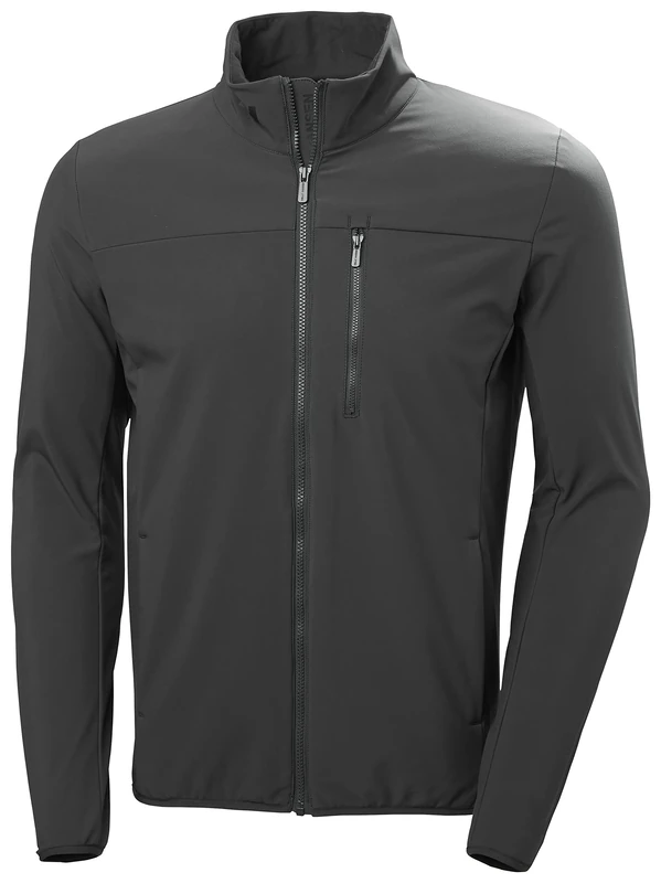 Helly Hansen Men's Crew Softshell Jacket 2.0 - Ebony, 4XL