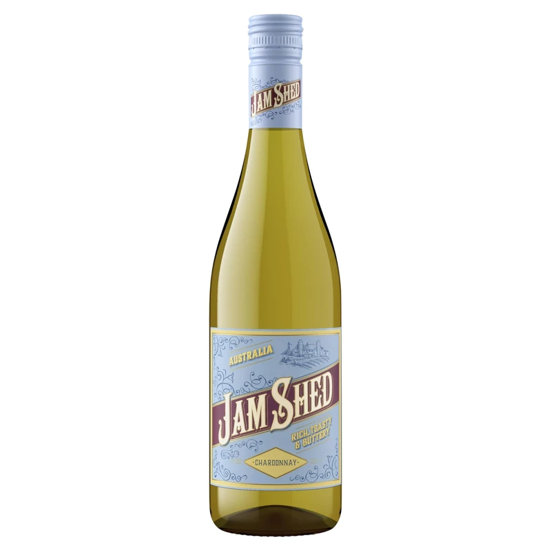 Jam Shed Chardonnay White Wine | 75cl | Rich, Toasty and Buttery