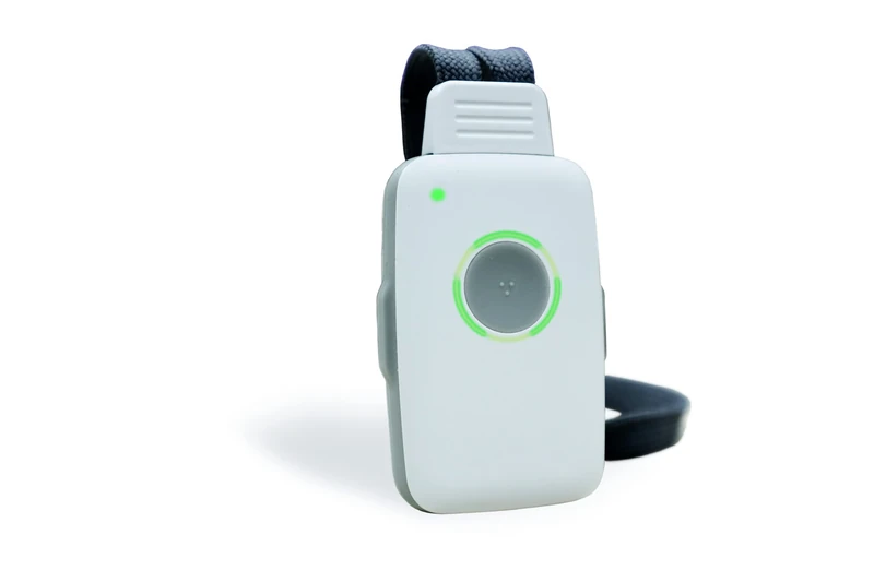 Dosch & Amand DA1450 Home Emergency Call Transmitter Emergency Button for Seniors and Disabled People Fall Detector Blind Telephone Operation on In-House Telephone System DECT Hands-Free Telephone - Image 1