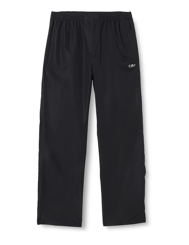 CMP - Woman Pant Rain With Full Lenght Side Zips, Black, C20