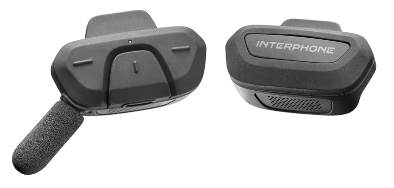 INTERPHONE AERIAL Bicycle Helmet Headset - Bicycle Headset for Cyclists, Intercom for Bicycle Helmet with Bluetooth for GPS, Music and Calls, Waterproof and with Dust Filter