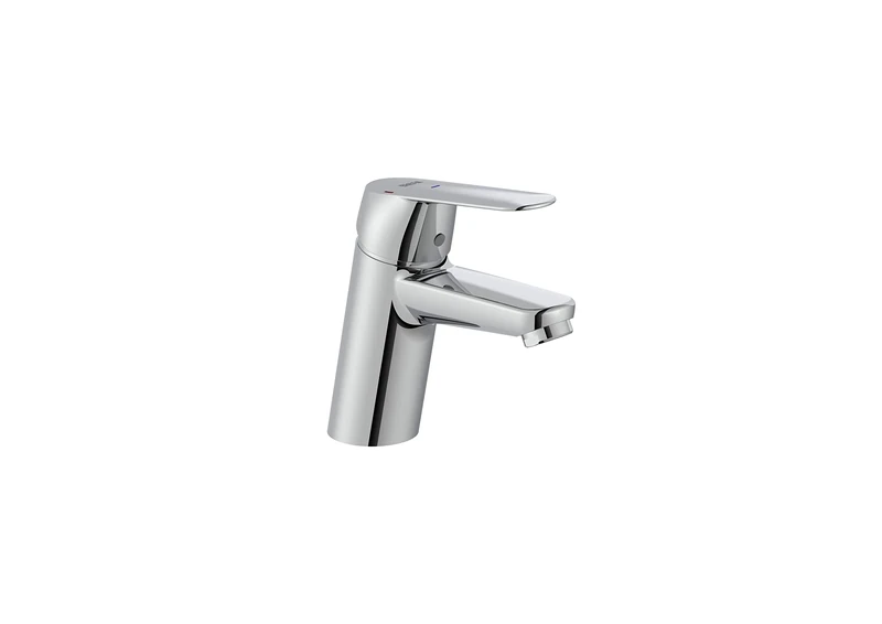 Roca Alfa Cold Start Basin Mixer Tap with Flexible Power Links, Easy Installation Bathroom Mixer Tap, Chrome A5A3L25C00