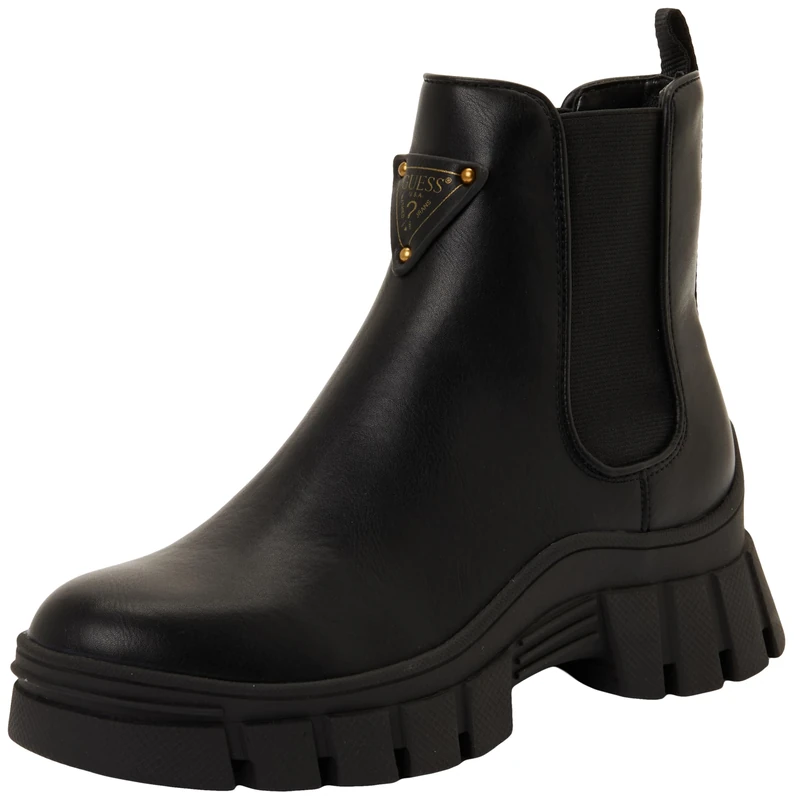 GUESS Women's Hestia Ankle Boot, Black 002, 4.5 UK