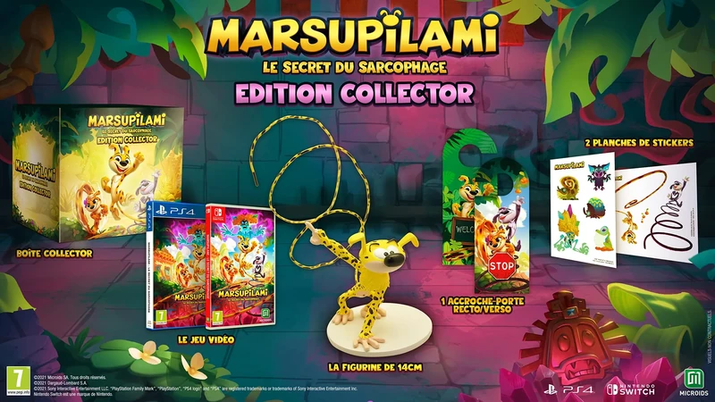 Microïds MARSUPILAMI LE Secret DU SARCOPHAGE TROPICALE Collector - Switch
