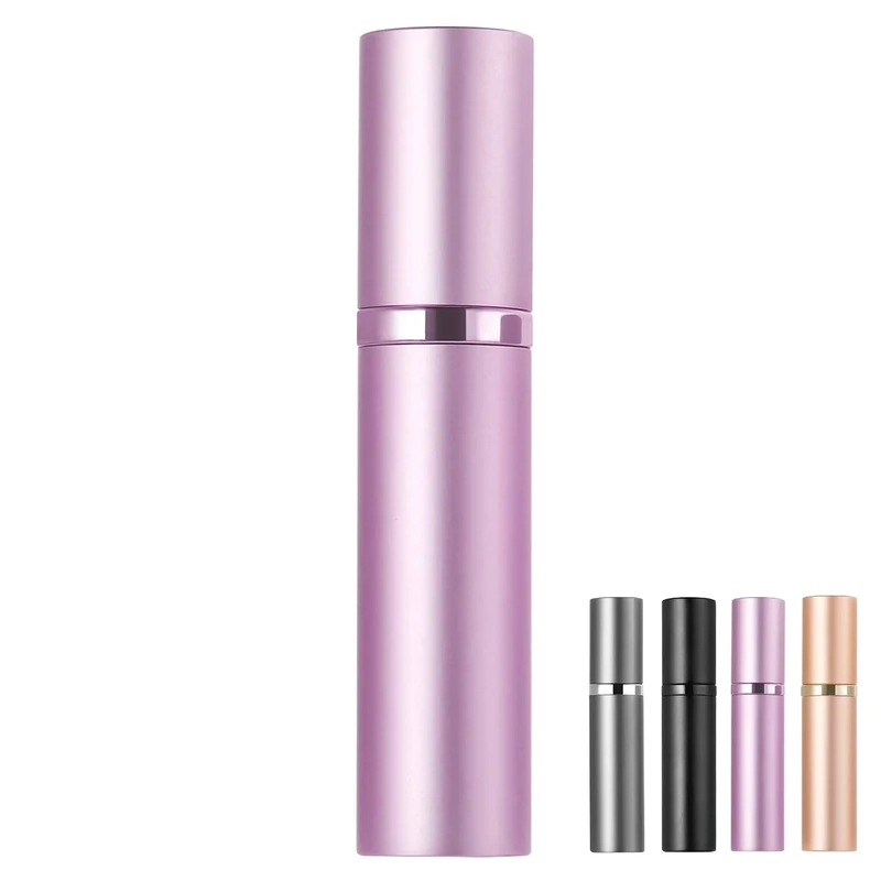 BRARIOS Perfume Atomiser Refillable, Travel Size Portable Atomiser Spray,Mini Empty Perfume Bottle,Leak Proof Cologne Dispenser for Women and Men,5ml(J-Pink)