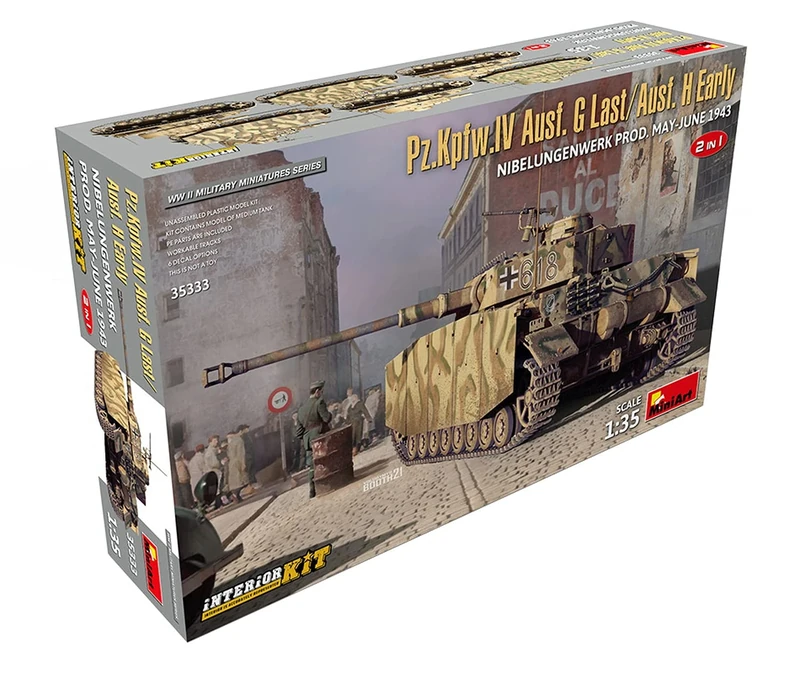 Miniart 1:35 - Pz.Kpfw.IV Ausf G Last/H Early