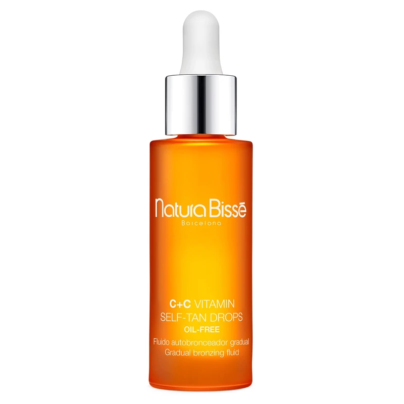 Natura Bissé C+C Vitamin Self-Tan Drops, Oil-Free Gradual Bronzing Fluid, Hydrates & Enhances Tan, 1 Oz
