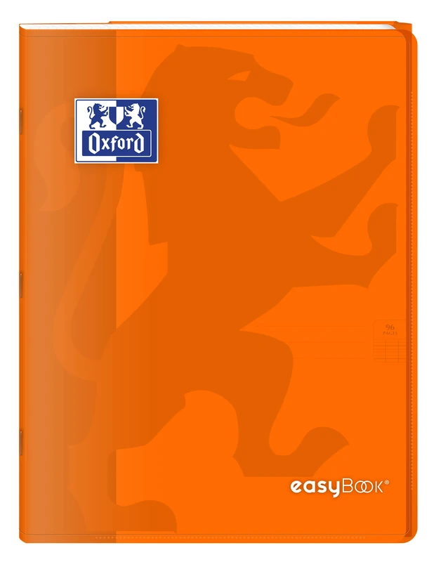 Oxford EasyBook Notebook 24 x 32 cm 96 Pages Large Squares 90 g Polypropylene Cover with Covers Pack of 40 - Image 1