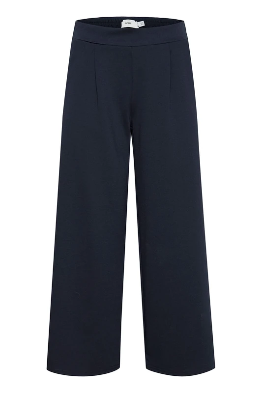 ICHI Women's IHKATE SUS Wide PA Casual Pants, 194010/Total Eclipse, M