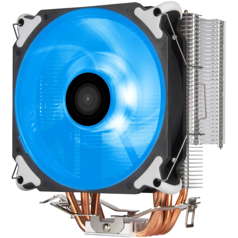 SilverStone Technology SST-AR12-RGB - Argon CPU Cooler with 4 Heat Pipes, Direct Contact Heatpipe Technology and 120 mm PWM RGB Fan - Image 1