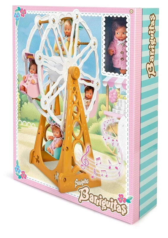 Barriguitas- the Ferris wheel with movement and sound, including baby doll (Famous 700,016,655)
