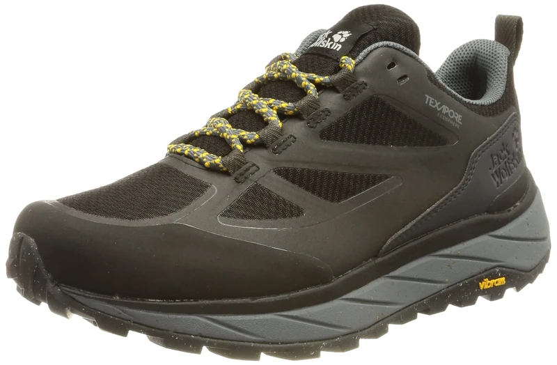Jack Wolfskin TERRAVENTURE Texapore Low M, Walking Shoe, Phantom/Gray,