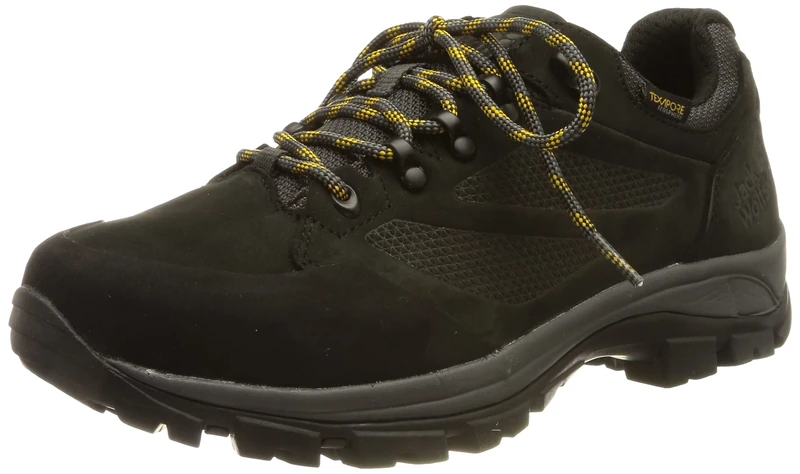 Jack Wolfskin Rebellion Texapore Low M, Walking Shoe, Phantom/Burly Yellow XT,