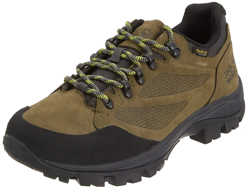 Jack Wolfskin Rebellion Texapore Low M, Walking Shoe, Khaki/Phantom,