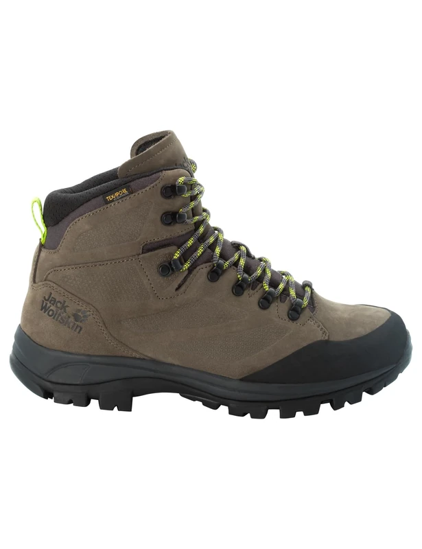 Jack Wolfskin Rebellion Texapore MID M, Walking Shoe, Khaki/Phantom,