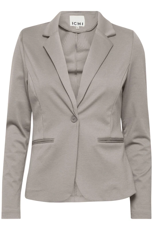 ICHI Women's IHKATE BL Business Casual Blazer, 181210/Driftwood, L
