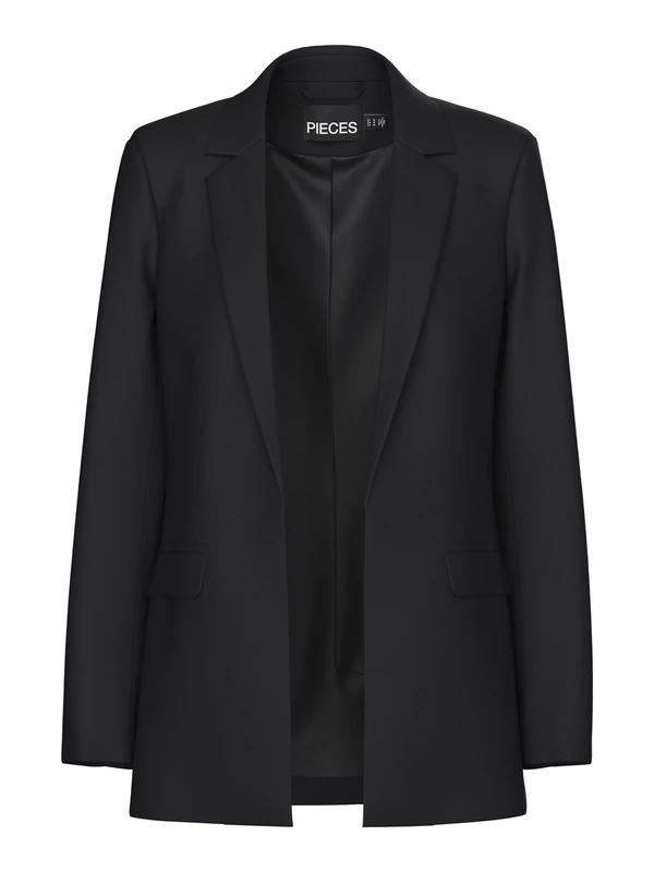 PIECES Women's PCBOSSY LS Loose Blazer NOOS Blazer, Black, XL - Image 1