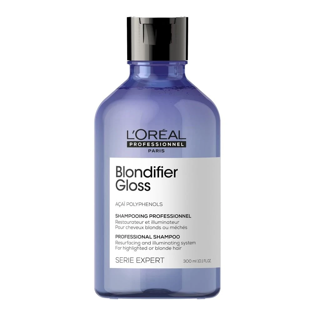 L’Oréal Professionnel | Shampoo, For Highlighted or Blonde Hair, Serie Expert Blondifier Gloss, 300 ml