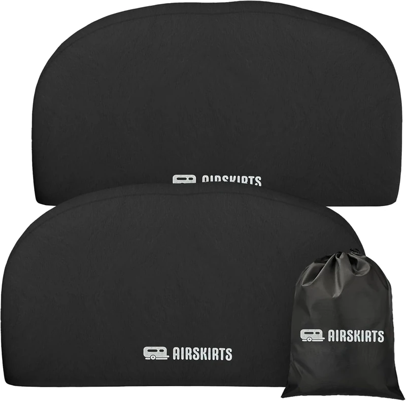 AirSkirts Dual-Axle RV Wheel Tire Covers (Set of 2)