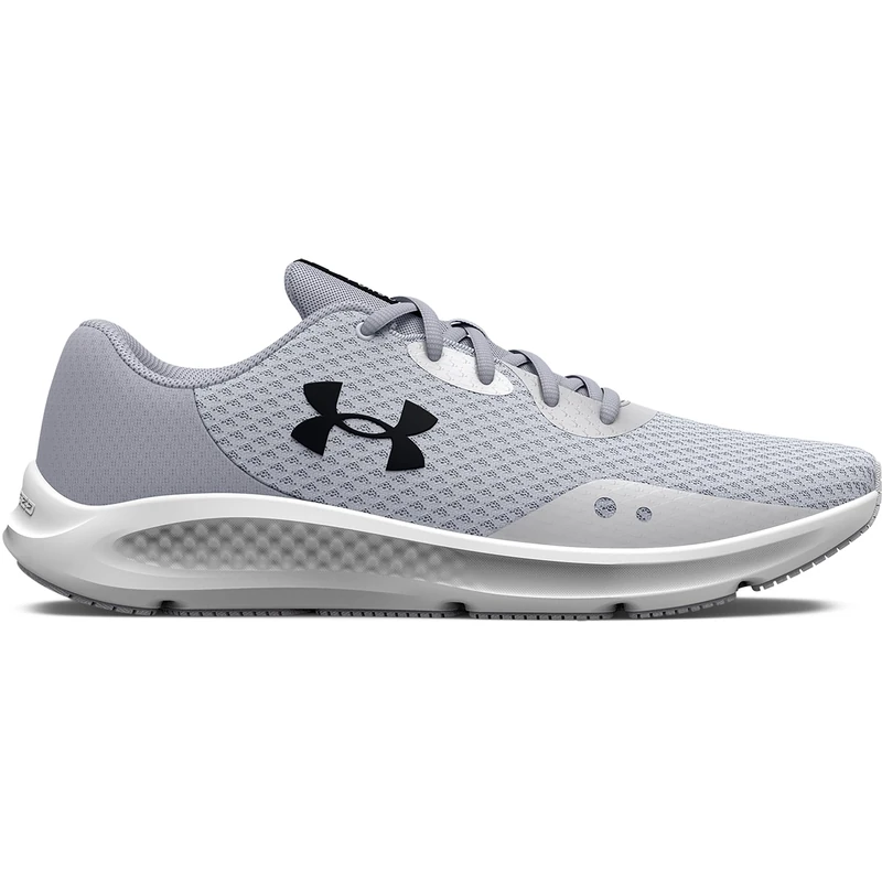 Under Armour Women's UA W Charged Pursuit 3 Running Shoe, Halo Gray Mod Gray Black, 3.5 UK