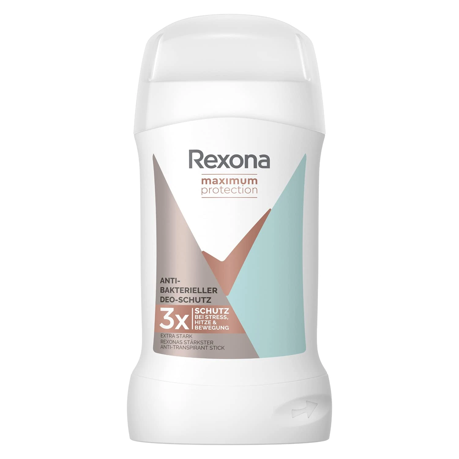 Rexona Maximum Protection Antiperspirant Stick Antibacterial Deodorant Protection Against Heavy Sweating and Body Odour Without Alcohol, 6 x 40 ml, 240 ml