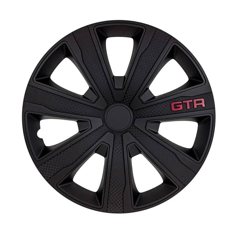 J-Tec Set of 4 wheel covers GTR Carbon 16-inch black