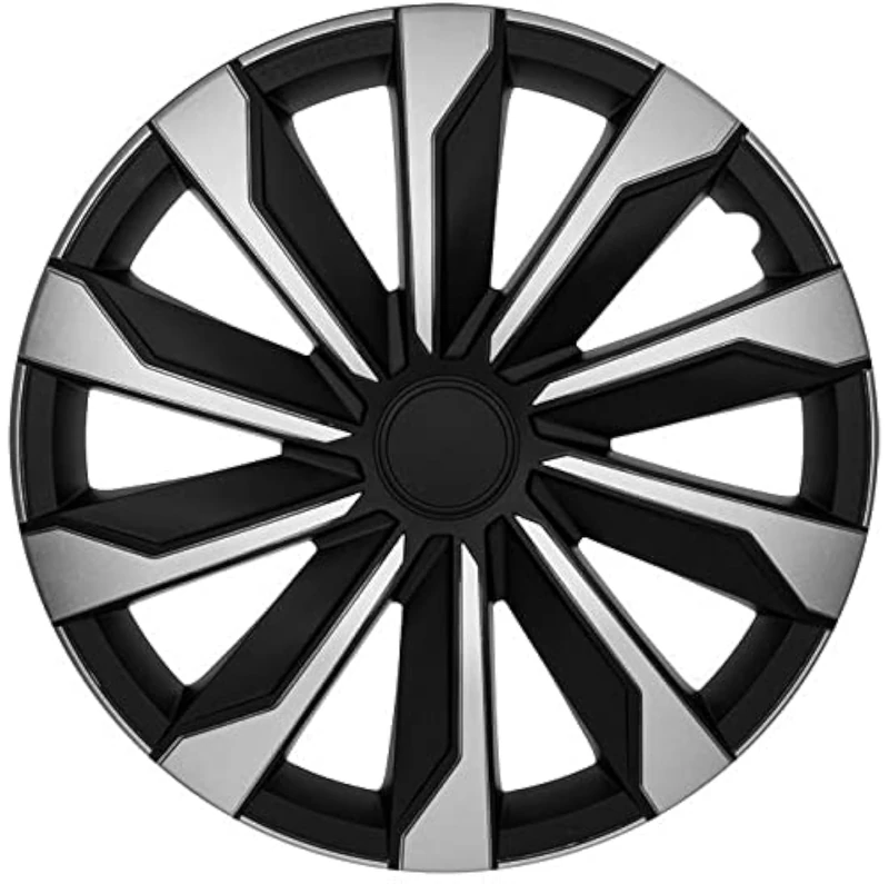 AutoStyle Set wheel covers Typhoon 16-inch silver/black